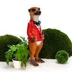 Фигура садовая Сурикат в пиджаке F07655 h=85 см F07655 - фото 59237