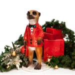 Фигура для сада Сурикат со шляпкой F07656 полистоун h=75 см F07656 - фото 59245