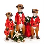 Фигура для сада Сурикат со шляпкой F07656 полистоун h=75 см F07656 - фото 59248