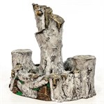 Умывальник-фонтан для сада "Берёзка" U08405 стеклопластик, высота 104 см U08405 - фото 59306