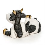 Фигура Корова из полистоуна черно-белая