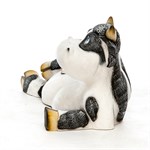 Фигура Корова из полистоуна цв.черно-белый