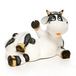 Фигура садовая Корова черно-белая купить