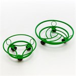 Подставка для цветов на колесиках 12-001 металл 12-001 - фото 59521