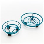 Подставка для цветов на колесиках 12-001 металл 12-001 - фото 59522