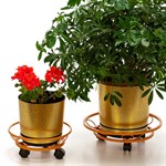 Цветочница на колесиках