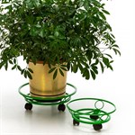 Подставка напольная для цветов 12-006 на колёсиках 12-006 - фото 59534