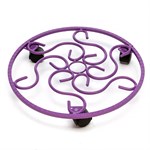 Подставка для цветов на колесах 12-009 d=39 см 12-009 - фото 59555