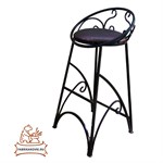 Барный кованый стул