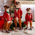 Фигура садовая Сурикат в пиджаке F07655 h=85 см F07655 - фото 59771