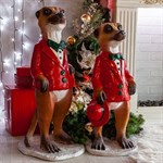 Фигура садовая Сурикат в пиджаке F07655 h=85 см - фото 59772