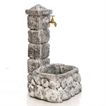 Умывальник для дачи U08724, стеклопластик, высота 90 см U08724 - фото 60096