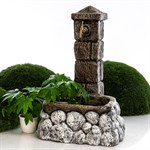 Умывальник для дачи U08724, стеклопластик, высота 90 см U08724 - фото 60101