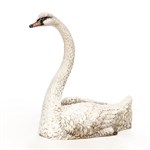 Кашпо садовое лебедь для цветов