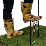 Металлический аксессуар для  садовой обуви