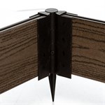 Высокая грядка из ДПК с угловыми кронштейнами 99-724 для дачи 99-724 - фото 61471