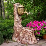 Умывальник из стеклопластика для дачи