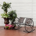 Кованая кресло качалка 881-46 881-46R - фото 61776