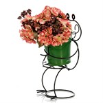 Цветочница Лягушка 95-055 металлическая d=15см 95-055 - фото 61931