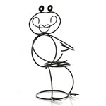 Цветочница Лягушка 95-055 металлическая d=15см 95-055 - фото 61933