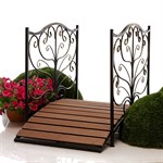 Кованый мостик для дачи