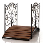 Кованый разборный мостик для сада 862-25R 862-25R - фото 62057