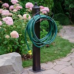 Опора с держателем для садового шланга 54-631 дерево, металл 54-631 - фото 62456