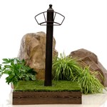 Опора с держателем для садового шланга 54-631 дерево, металл 54-631 - фото 62467