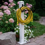 Опора с держателем для садового шланга 54-632 дерево, металл 54-632 - фото 62487