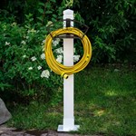 Опора с держателем для садового шланга 54-632 дерево, металл 54-632 - фото 62490