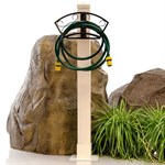 Опора с держателем для садового шланга 54-632 дерево, металл 54-632 - фото 62492