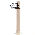 Опора с держателем для садового шланга 54-632 дерево, металл 54-632 - фото 62497