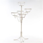 Цветочная стойка на 5 кашпо садово-парковая 53-804-W металл h=202см 53-804-W - фото 62552