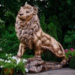 Фигура льва U07624-G - фото 62605