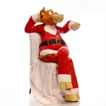 Фигура Корова из стеклопластика цв.красный