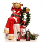 Фигура рекламная Корова в красном