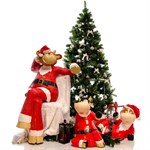 Фигура рекламная Корова красная сидит