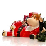 Фигура Корова из полистоуна красная купить