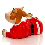 Корова красная новогодняя купить