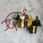 Подставка для цветов бык