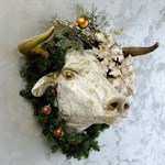 Панно на стену голова быка Панно на стену голова быка