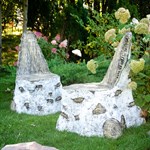 Кресло для сада из стеклопластика Берёзовая щепка U08843 U08843 - фото 63851 Кресло для сада из стеклопластика Берёзовая щепка U08843 U08843 - фото 63851