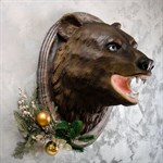 Декоративное панно Голова Медведя из стеклопластика