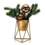 Подставка для цветов лофт 66-602 металлическая d=12см 66-602 - фото 64190