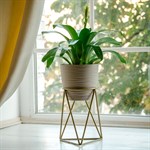 Подставка для цветов лофт 66-602 металлическая d=12см 66-602 - фото 64195