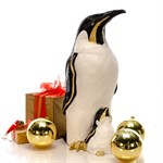 Фигура садовая из полистоуна Пингвин