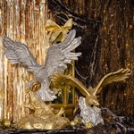 Скульптура интерьерная Орел Кондор F01239-GS полистоун h=30 см F01239-GS - фото 64787