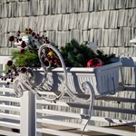 Кованая балконная подставка