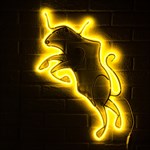 Светящаяся фигура бык