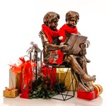 Бронзовая скульптура Мальчик и Девочка US08829 - фото 66388 Бронзовая скульптура Мальчик и Девочка US08829 - фото 66388